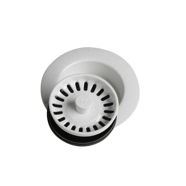 Elkay Drain Fitting 3-1/2 White Wh LKD35WH